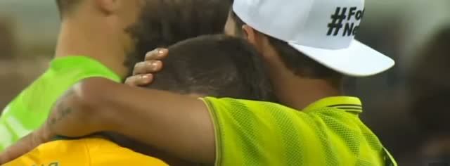 Watch Oscar Crying/Cry/Cris vs Germany Consoled by Thiago Silva - Brazil vs Germany 1-7 - FIFA World Cup Video