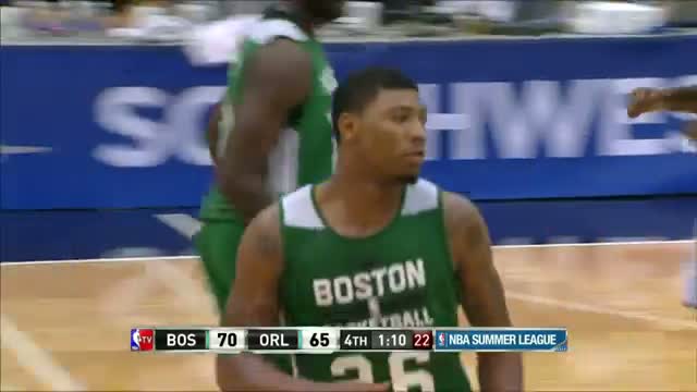 Watch NBA: Marcus Smart's Razzle Dazzle Layup Video