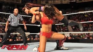 Watch Nikki Bella vs. Alicia Fox & Cameron - 2-on-1 Handicap Match: WWE Raw, July 14, 2014 Video