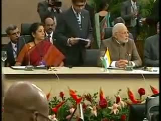 Watch PM Narendra Modi at the First Working Session of the Sixth BRICS Summit Video