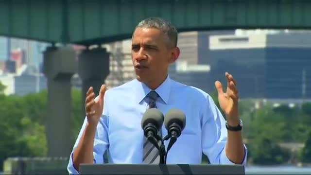 Watch Obama Talks Infrastructure During Delaware Visit Video