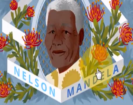 Watch Nelson Mandela's 96th Birth Anniversary Marked by a Google Doodle Video