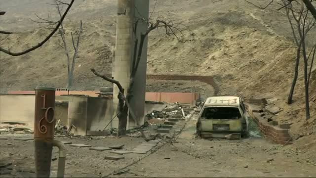 Watch Residents Return to Homes Destroyed by Fire Video