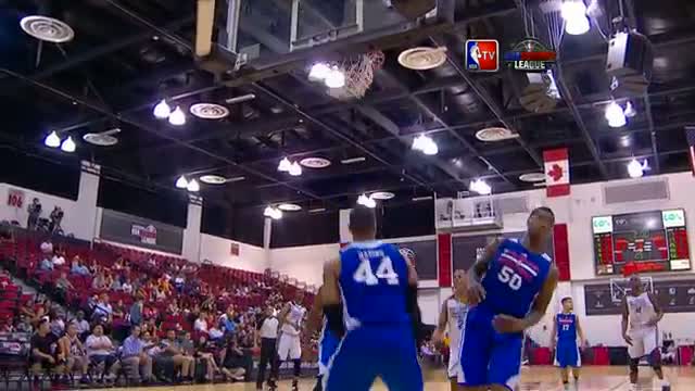 Watch NBA: Jamelle Hagins Rises for the Reverse Putback Slam! Video