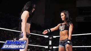 Watch AJ Lee & Paige vs. Summer Rae & Layla: WWE SmackDown, July 18, 2014 Video