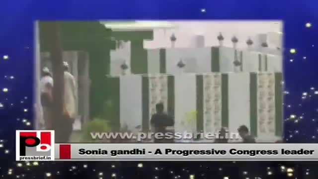 Watch Congress President Sonia Gandhi wants a strong and self reliant India Video