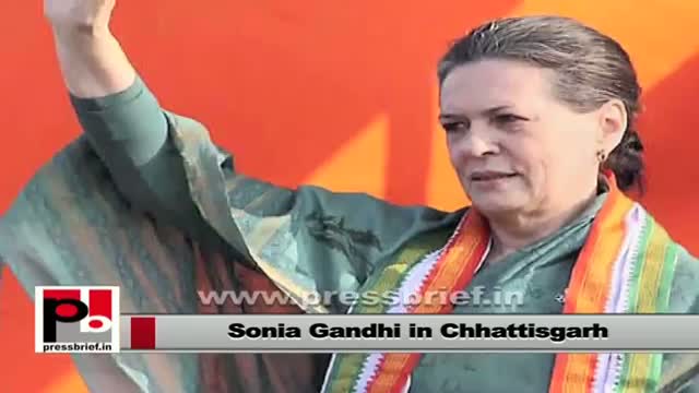 Watch Congress President Sonia Gandhi always concerned about the poor and underprivileged Video