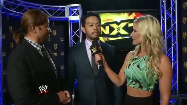 Watch Kenta speaks to Renee Young after arriving at NXT Video
