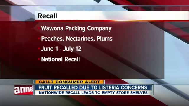 Watch Fruit recalled due to listeria concerns Video