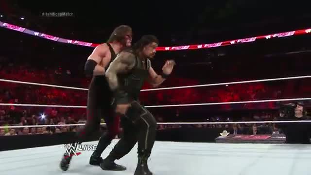 Watch Roman Reigns vs. Kane & Randy Orton - 2-on-1 Handicap Match: WWE Raw, July 21, 2014 Video