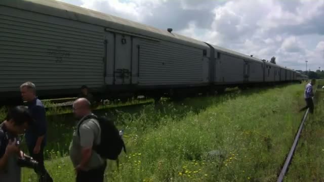 Watch MH17 Passenger Remains in Kharkiv, Ukraine Video