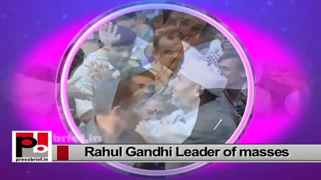 Watch Rahul Gandhi - a leader who sets an example by doing what he has been saying Video