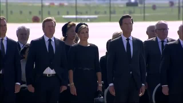 Watch MH17 Bodies Arrive in Netherlands Video