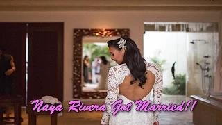 Watch Naya Rivera Glee Got Married to Ryan Dorsey Video