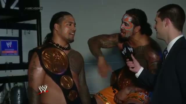 Watch Uso Magic - WWE SmackDown Fallout - July 25, 2014 Video