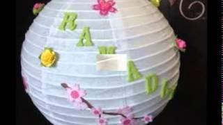 Watch How to make paper lanterns Ramadan Decorations Video