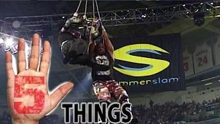 Watch Five incredible SummerSlam Facts - Five Things Video