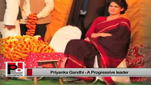 Watch Priyanka Gandhi Vadra - charismatic Congress campaigner, perfect leader of common people Video