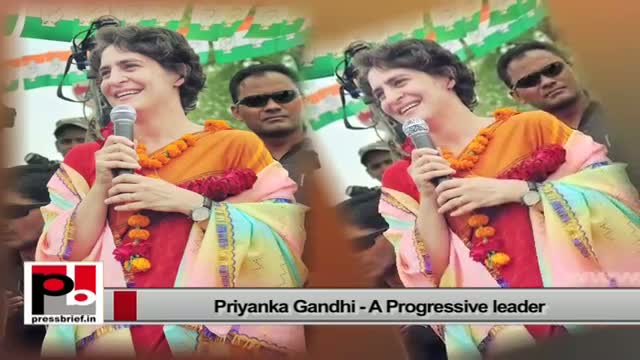 Watch Priyanka Gandhi Vadra - energetic Congress campaigner with modern vision and progressive ideas Video