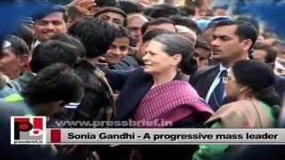Watch Congress President Sonia Gandhi - leader with innovative vision and progressive ideas Video