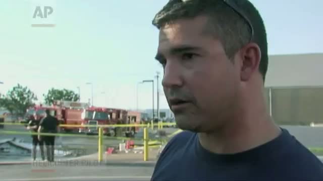 Watch Small Plane Crash in San Diego Parking Lot Video