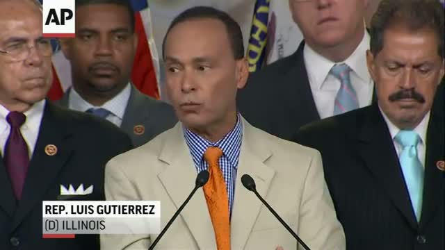 Watch Hispanic Caucus Slams GOP for Border Bill Shifts Video