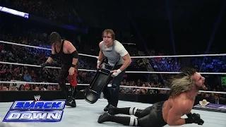 Watch Dean Ambrose vs. Seth Rollins & Kane - 2-on-1 Handicap Match: WWE SmackDown, August 1, 2014 Video