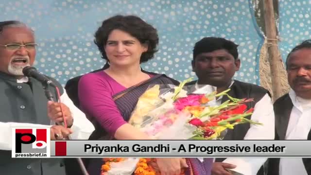 Watch Priyanka Gandhi Vadra - an inspiring Congress campaigner with innovative ideas Video