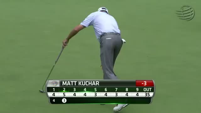 Watch Matt Kuchar eagles the 526-yard, par-5 2nd hole at Bridgestone Video