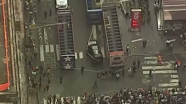 Watch Tour Buses Crash on Busy Times Square Street Video