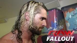Watch Slater Celebrates, Rollins Just Pouts - WWE Raw Fallout - Aug. 4, 2014 Video