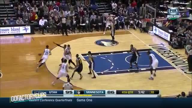 Watch Kevin Love Full Highlights vs Jazz 2014.04.16 - 19 Pts, 10 Reb, 9 Ast, Last Game For Timberwolves! Video