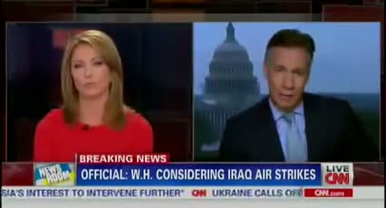Watch Obama Is Considering Airstrikes on ISIS To Help Thousands Trapped On A Mountain Iraq Video