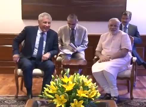 Watch US Defence Secretary calls on PM Narendra Modi Video