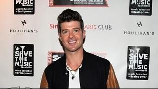 Watch Kendra Baskett Hanging Out with Robin Thicke Video