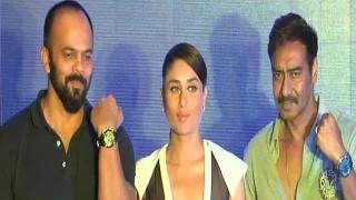 Watch Ajay Devgn & Kareena Kapoor Launch The 'Singham' Mechandise! Video