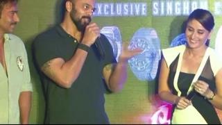Watch Kareena Kapoor & Ajay Devgn talk on Yo Yo Honey Singh song Aata Majhi Satakli - Singham Returns Video