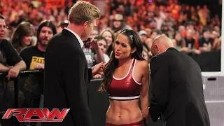 Watch Brie Bella is arrested: WWE Raw, Aug. 11, 2014 Video
