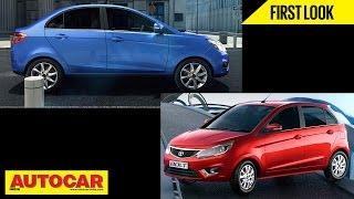 Watch New Tata Motors Bolt Hatchback & Zest Sedan - First Look Video Video