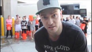 Watch Brrr! Justin Timberlake Takes the Ice Bucket Challenge Video