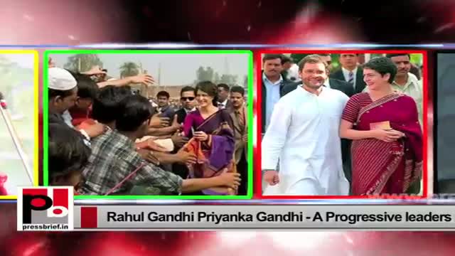 Watch Rahul Gandhi, Priyanka Gandhi - young, progressive and energetic Congress leaders Video