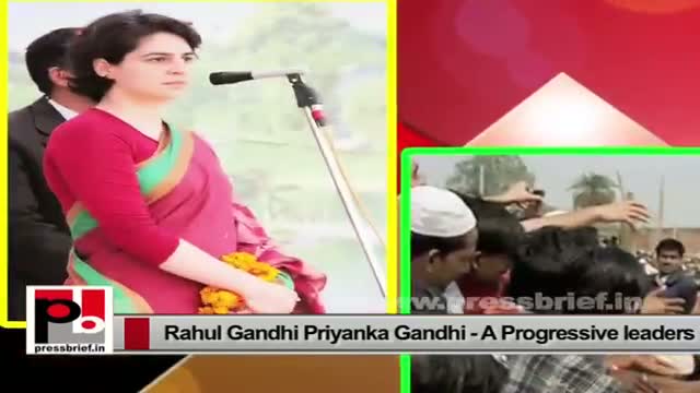 Watch Rahul Gandhi, Priyanka Gandhi Ã¢â‚¬â€œ inspiring and energetic Congress leaders with progressive vision Video