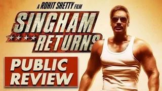 Watch Singham Returns Public Review | Ajay Devgn & Kareena Kapoor Video