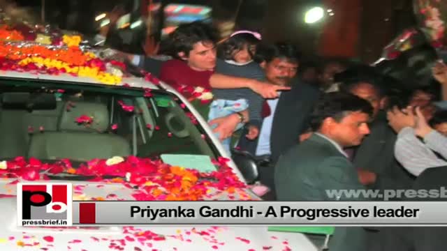 Watch Priyanka Gandhi Vadra - genuine Congress leader who has all qualities to become a good leader Video