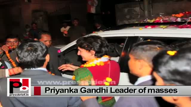 Watch Priyanka Gandhi energetic personality and charismatic like Indira Gandhi Video