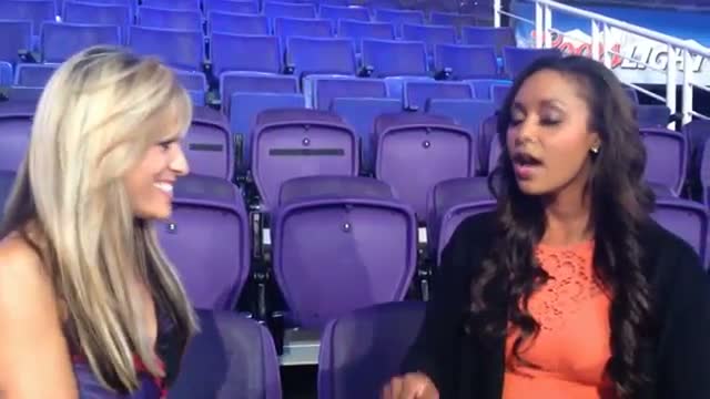 Watch Eden asks Lilian Garcia for some ring announcing tips - WWE Video Blog: August 20, 2014 Video