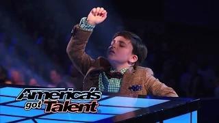 Watch Adrian Romoff: Kid Pianist Plays Chopsticks and "Eine Kleine Nachtmusik" - America's Got Talent 2014 Video