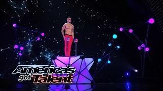 Watch Christian Stoinev: Shirtless Hand Balancer Brings Back Dancing Dog - America's Got Talent 2014 Video