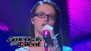Watch Mara Justine: Girl Sings Soulful "Breakaway" Kelly Clarkson Cover - America's Got Talent 2014 Video