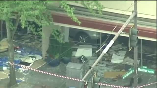 Watch Car Crashes Into Seattle Hair Salon Video